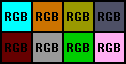 4:4:4 sampling pattern